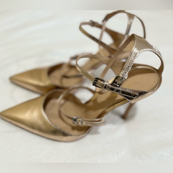 Gianvito Rossi Carey Triple-Strap Sandals size 40 - Picture 1 of 12